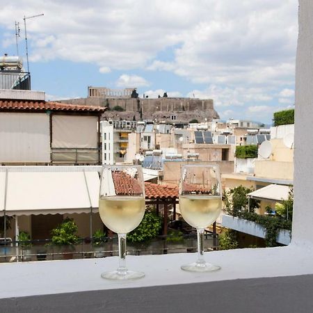 Balcony With Acropolis View Lägenhet Aten Exteriör bild